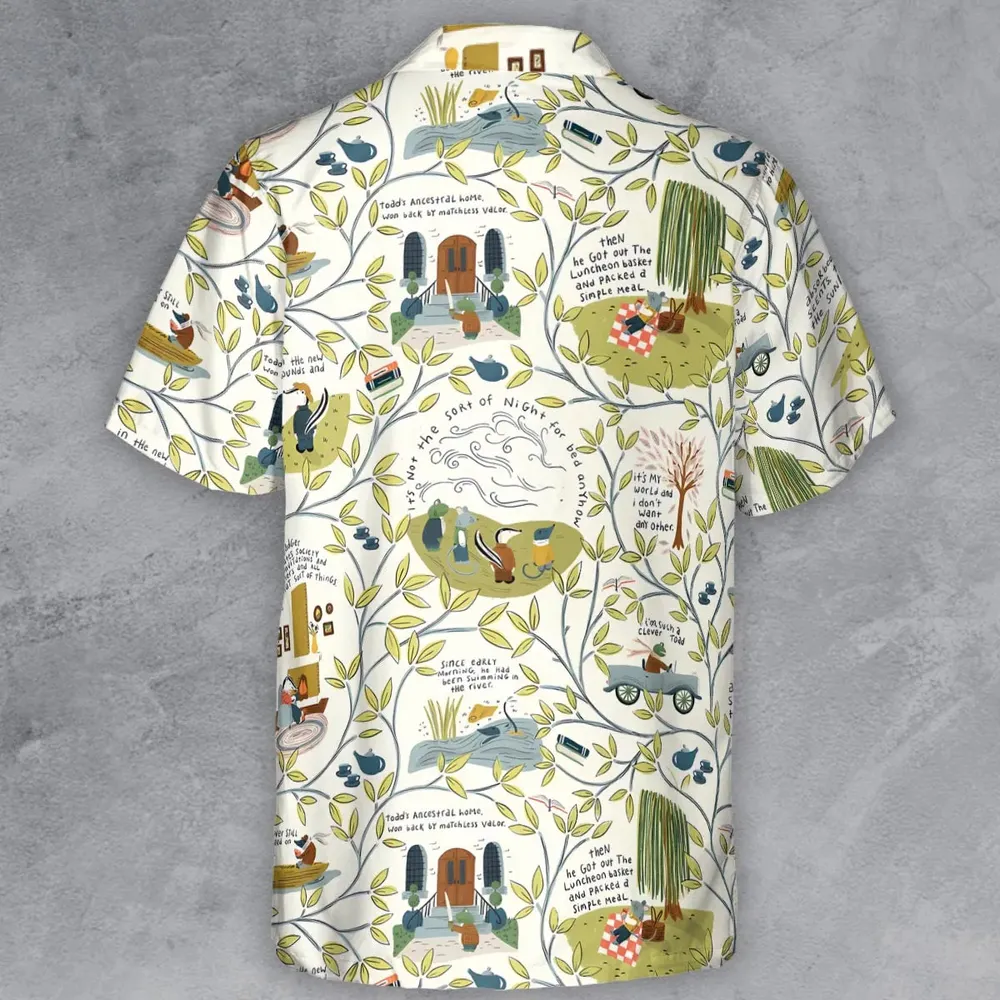 Mr Toad And Friends The Wind in the Willows Button Down Shirt - 3