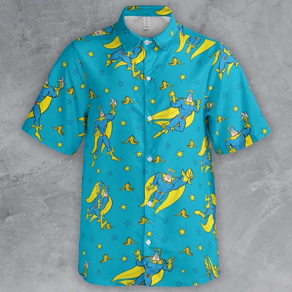Banana and Bananaman Button Down Shirt - 2