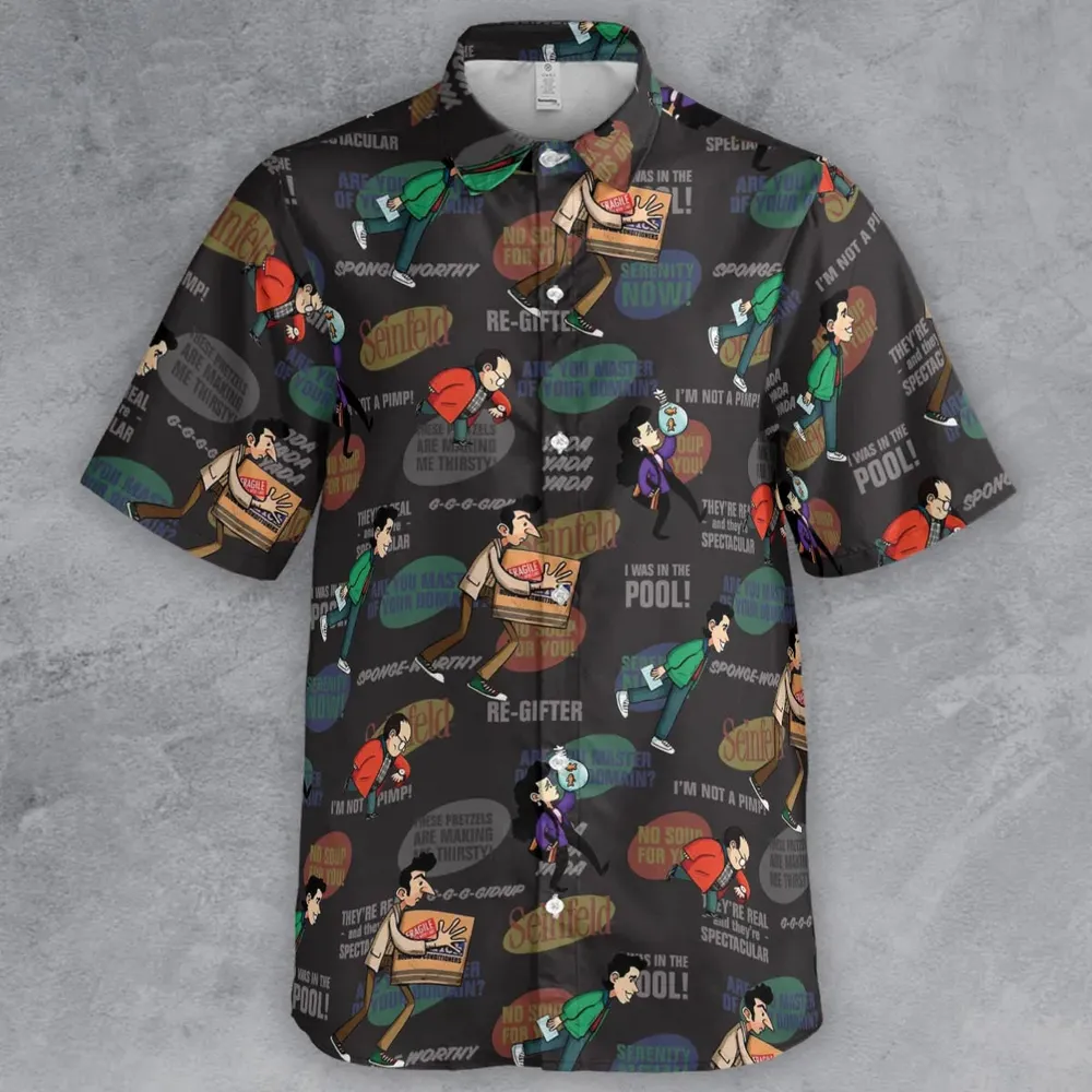 Retro Laughs Seinfeld Button Down Shirt - 2