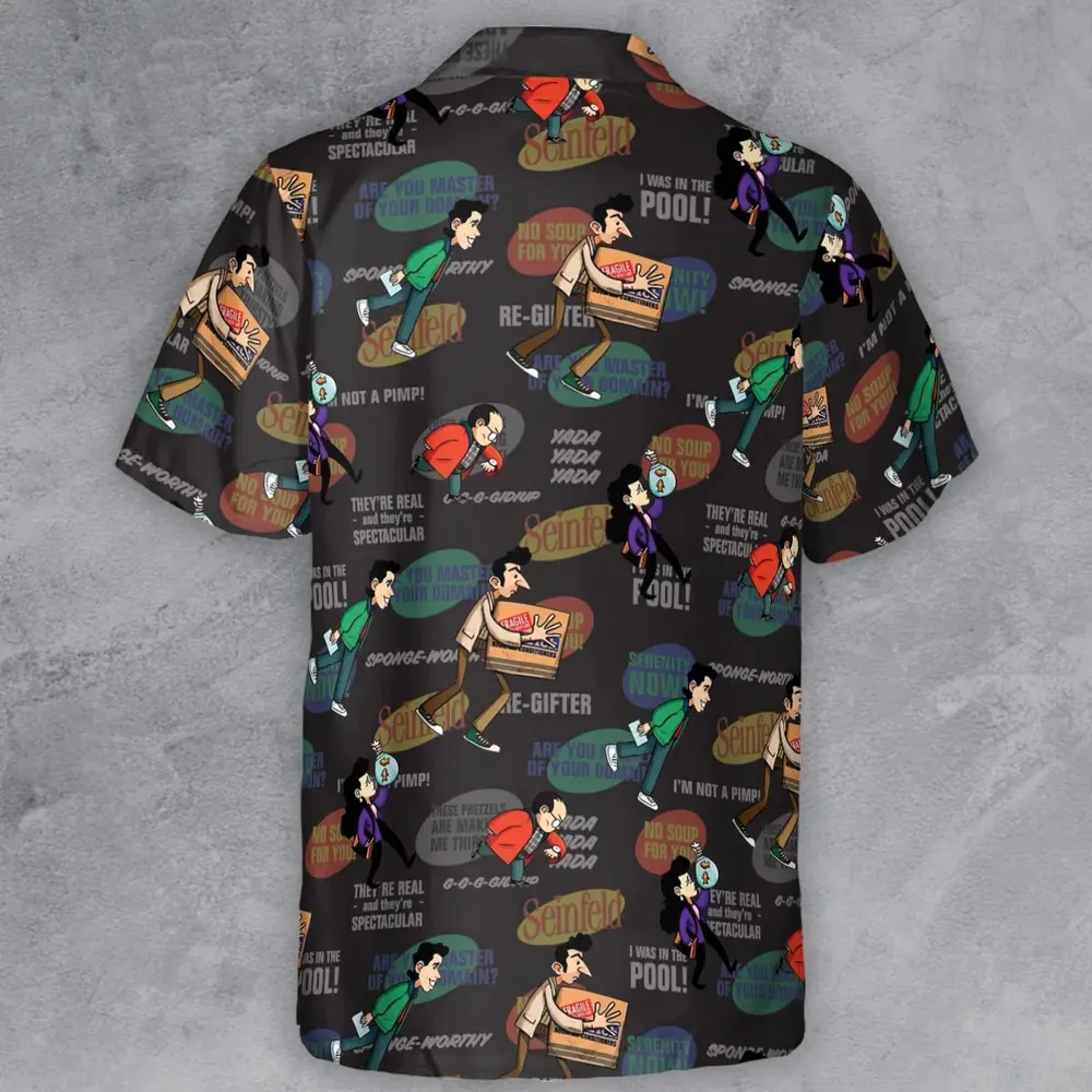 Retro Laughs Seinfeld Button Down Shirt - 3