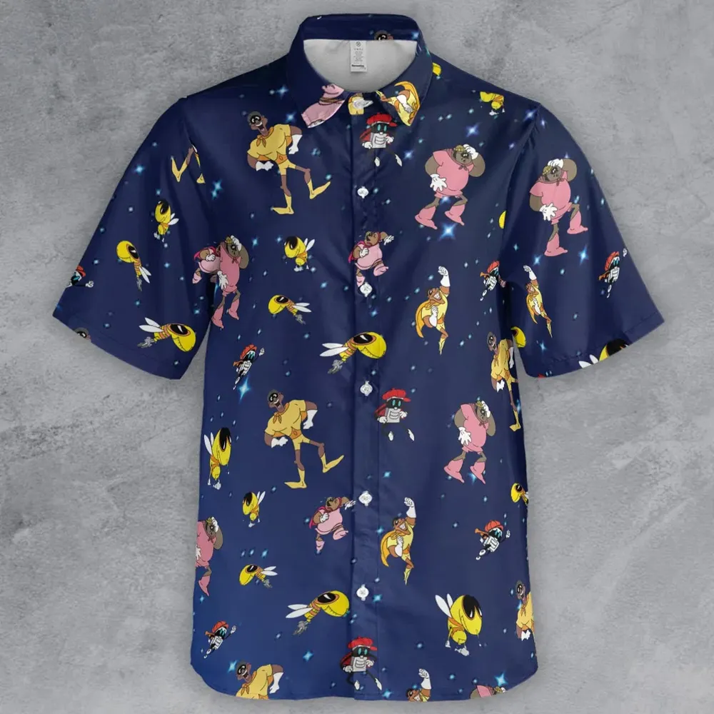 Brown Hornet characters Button Down Shirt - 2