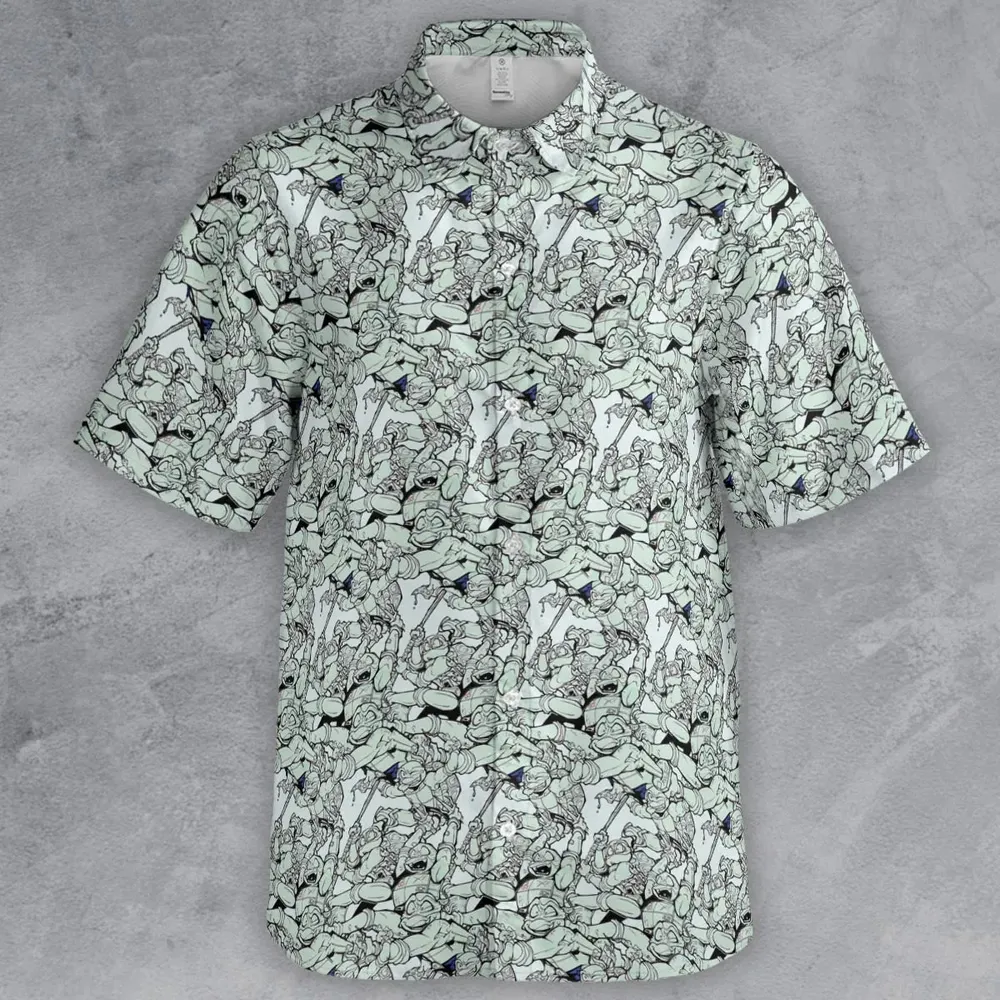 Rise of the TMNT Button Down Shirt - 2