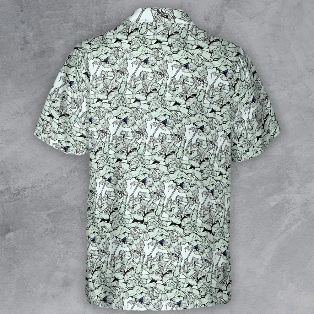 Rise of the TMNT Button Down Shirt - 3
