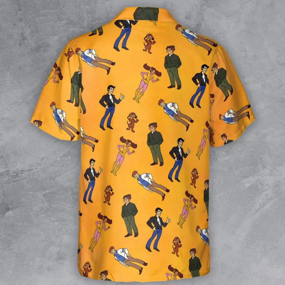 The Fonz and the Happy Days Gang Button Down Shirt - 3