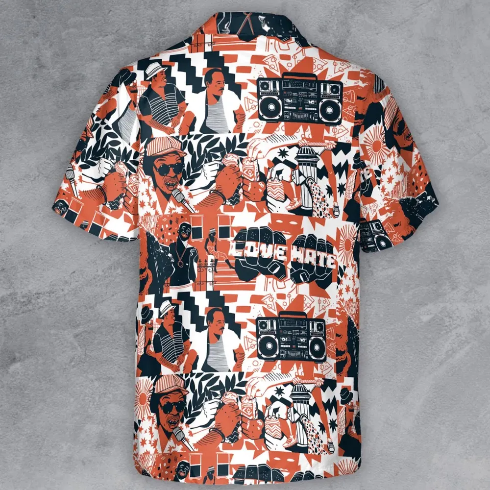 Love and Hate Do The Right Thing Button Down Shirt - 3