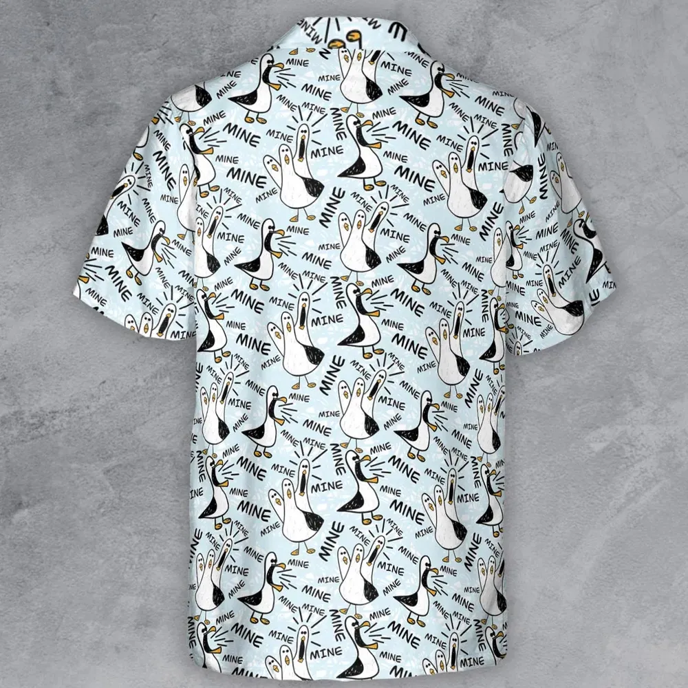 Mine Mine Mine Seagulls Button Down Shirt - 3