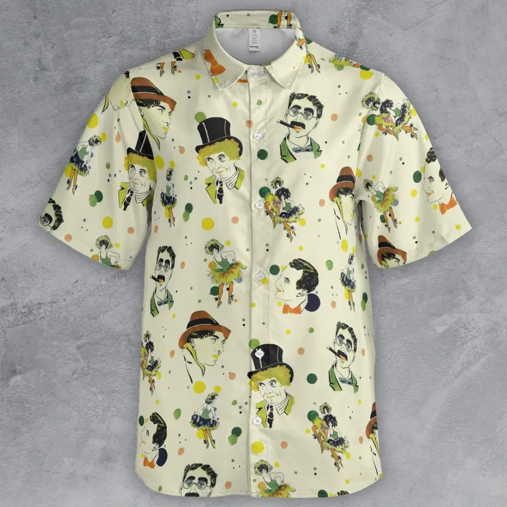 The Cocoanuts The Marx Brothers Button Down Shirt - 2