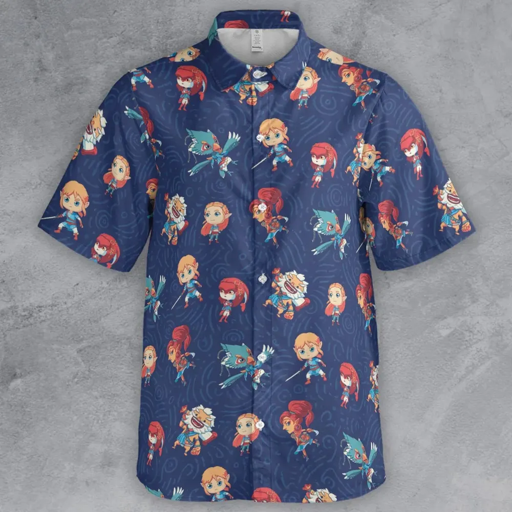 Legend The Legend of Zelda Button Down Shirt - 2
