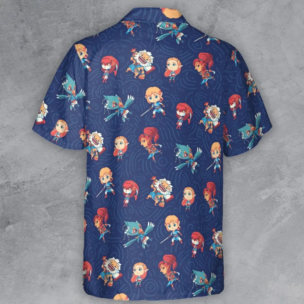 Legend The Legend of Zelda Button Down Shirt - 3