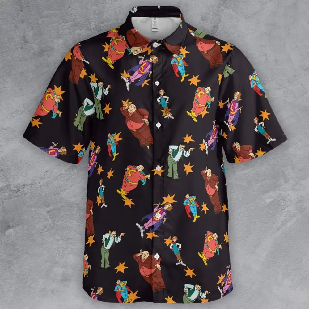 The Three Stooges Action Button Down Shirt - 2