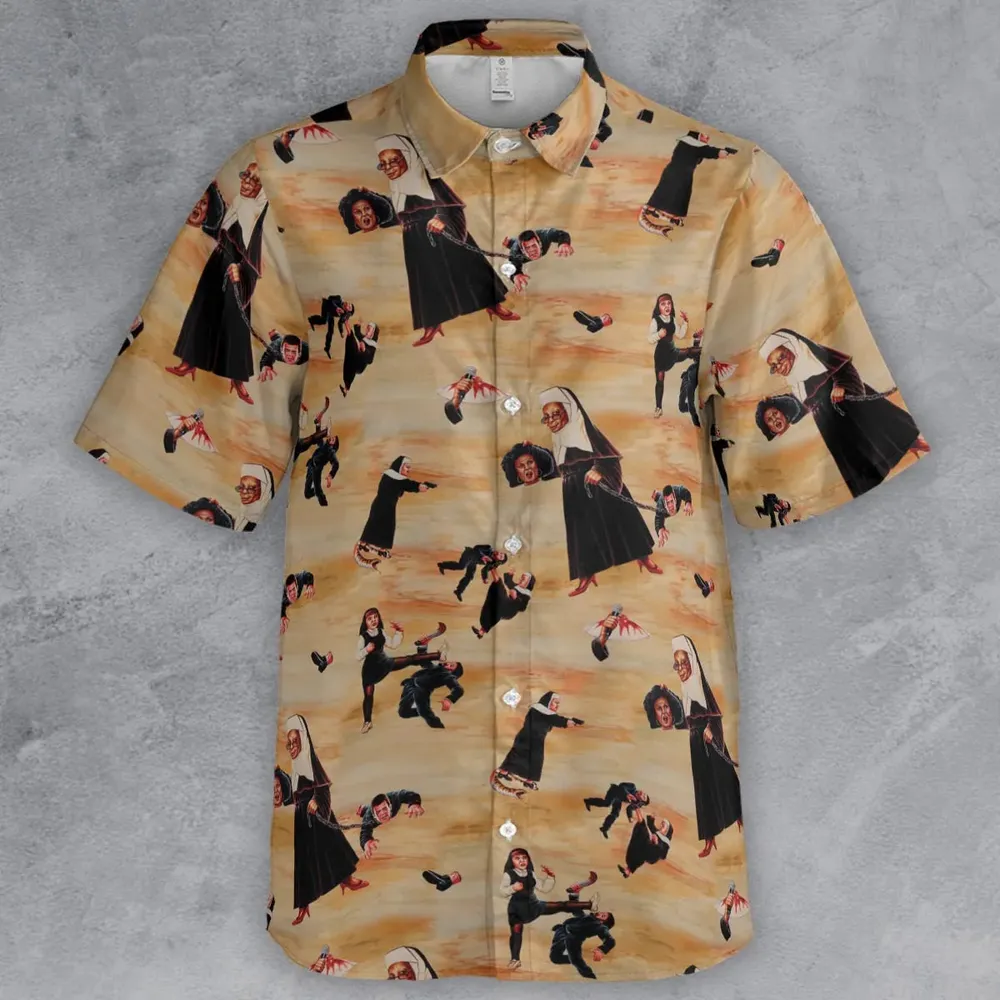 Bless You Sister Act Button Down Shirt - 2