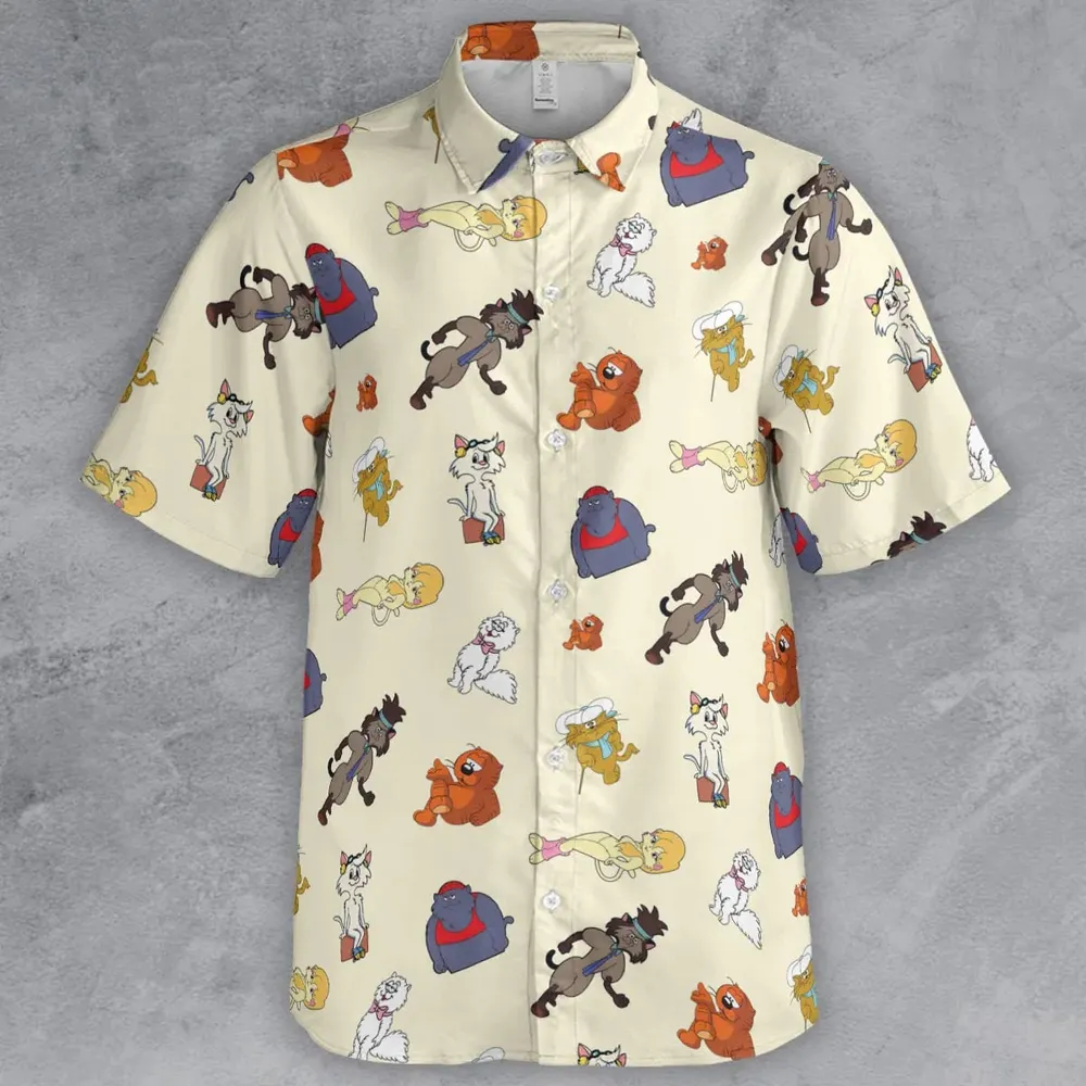 Heathcliff and the Catillac Cats Button Down Shirt - 2