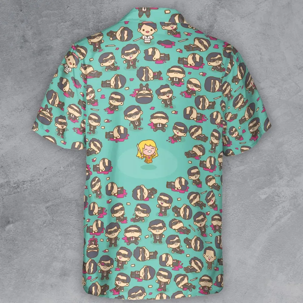 Kill Bill Drip Button Down Shirt - 3