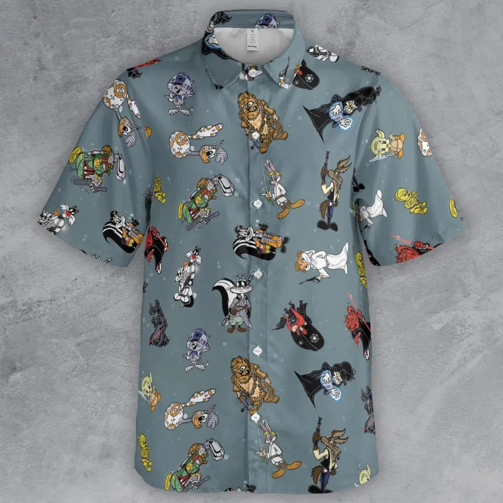 Looney Wars Button Down Shirt - 2