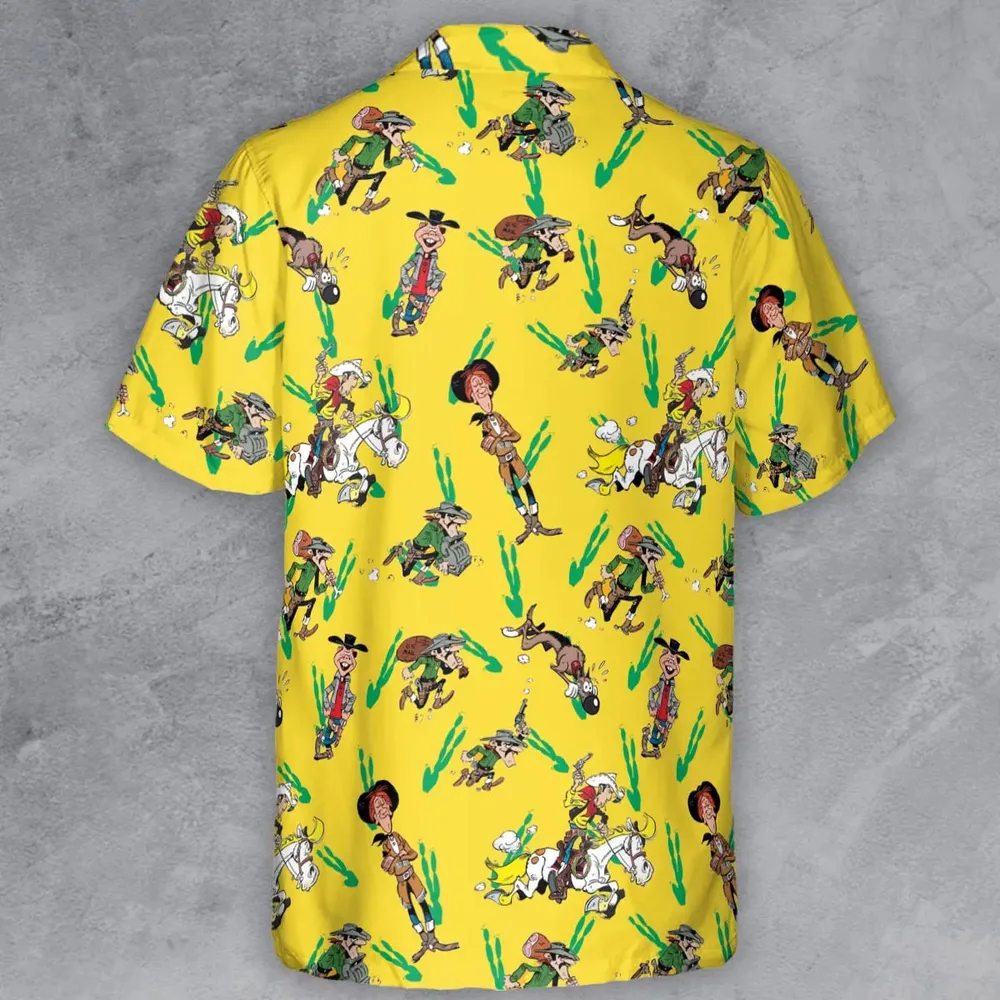 Dead End City Lucky Luke Button Down Shirt - 3