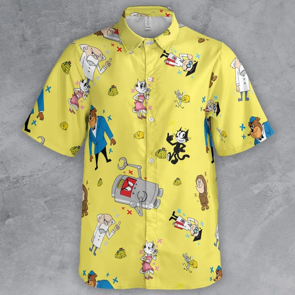 Felix The Cat Characters Button Down Shirt - 2