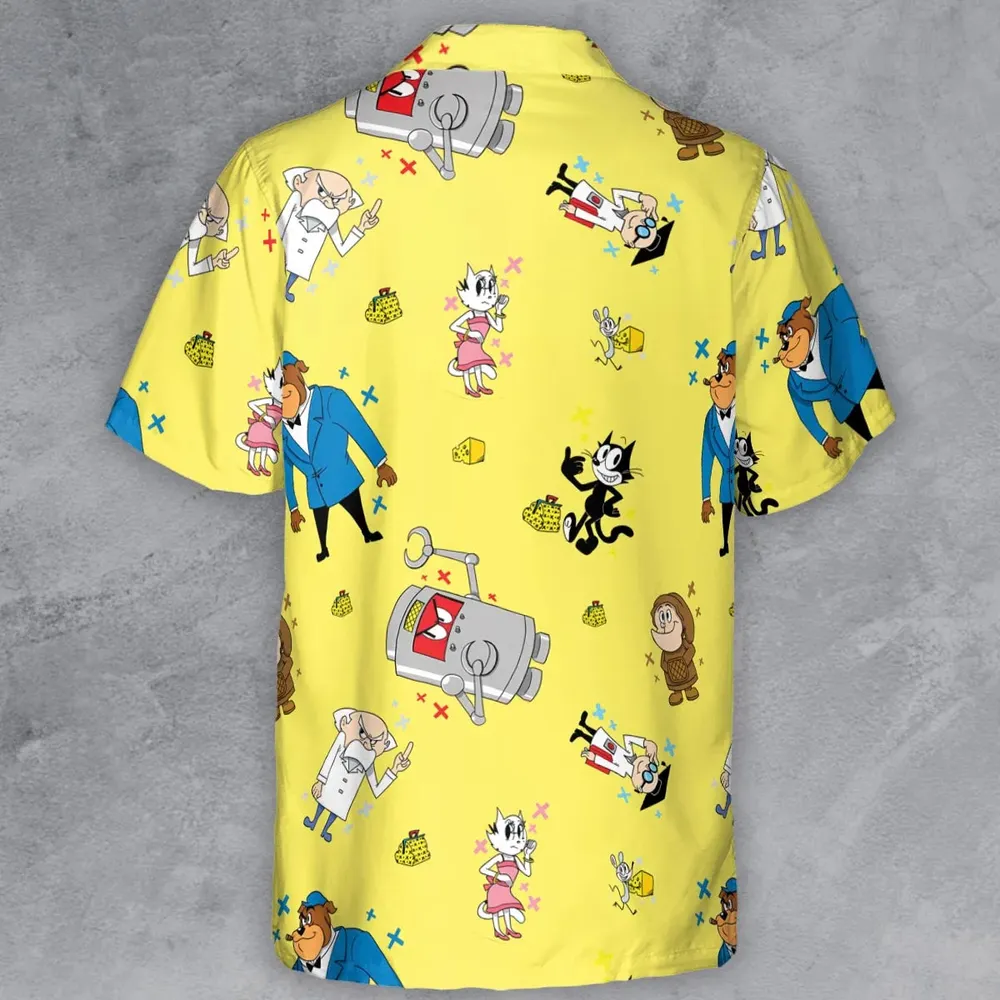 Felix The Cat Characters Button Down Shirt - 3