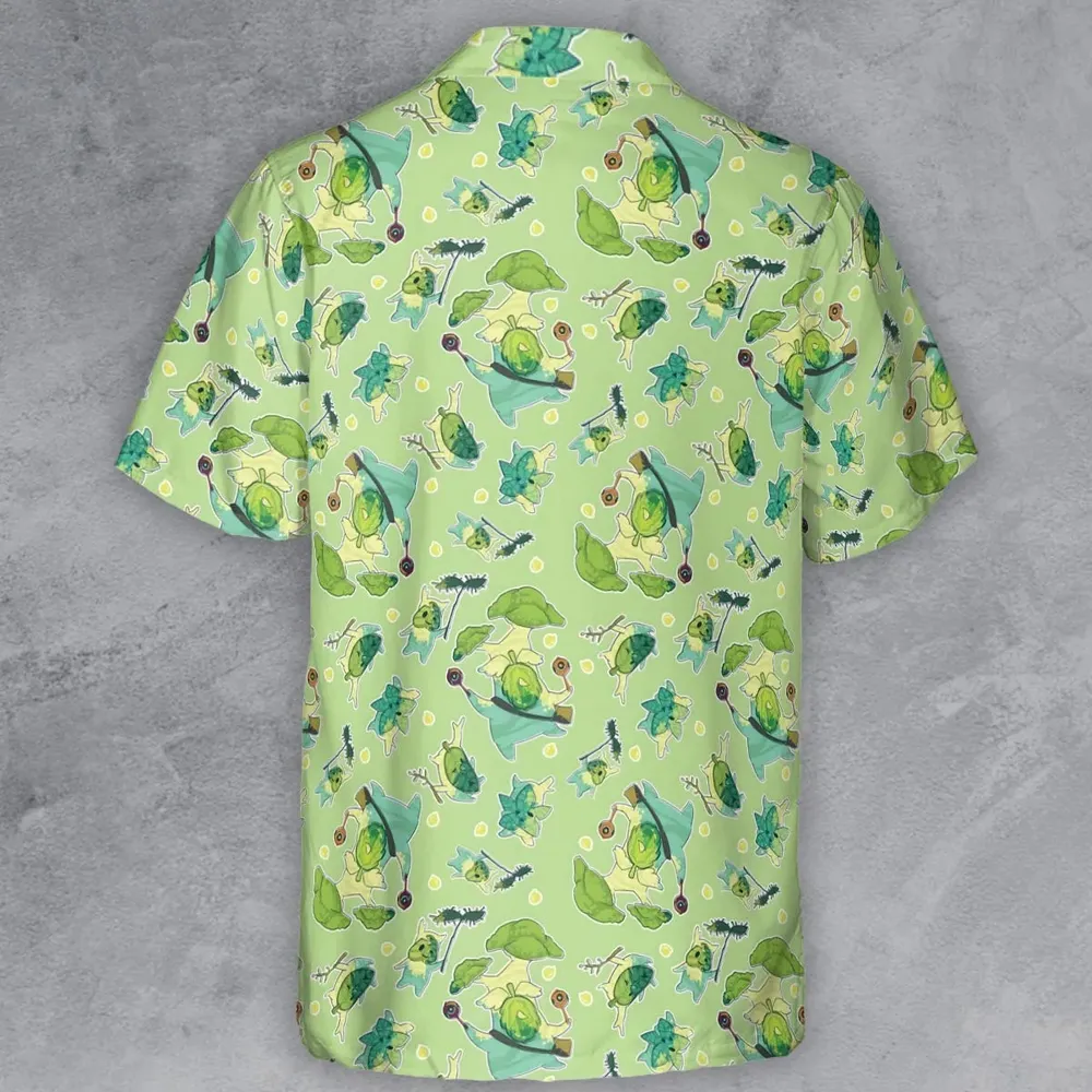 Find The Korok The Legend of Zelda Button Down Shirt - 3