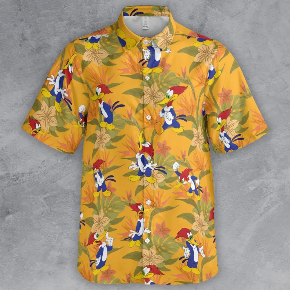 Woody Woodpecker Button Down Shirt - 2