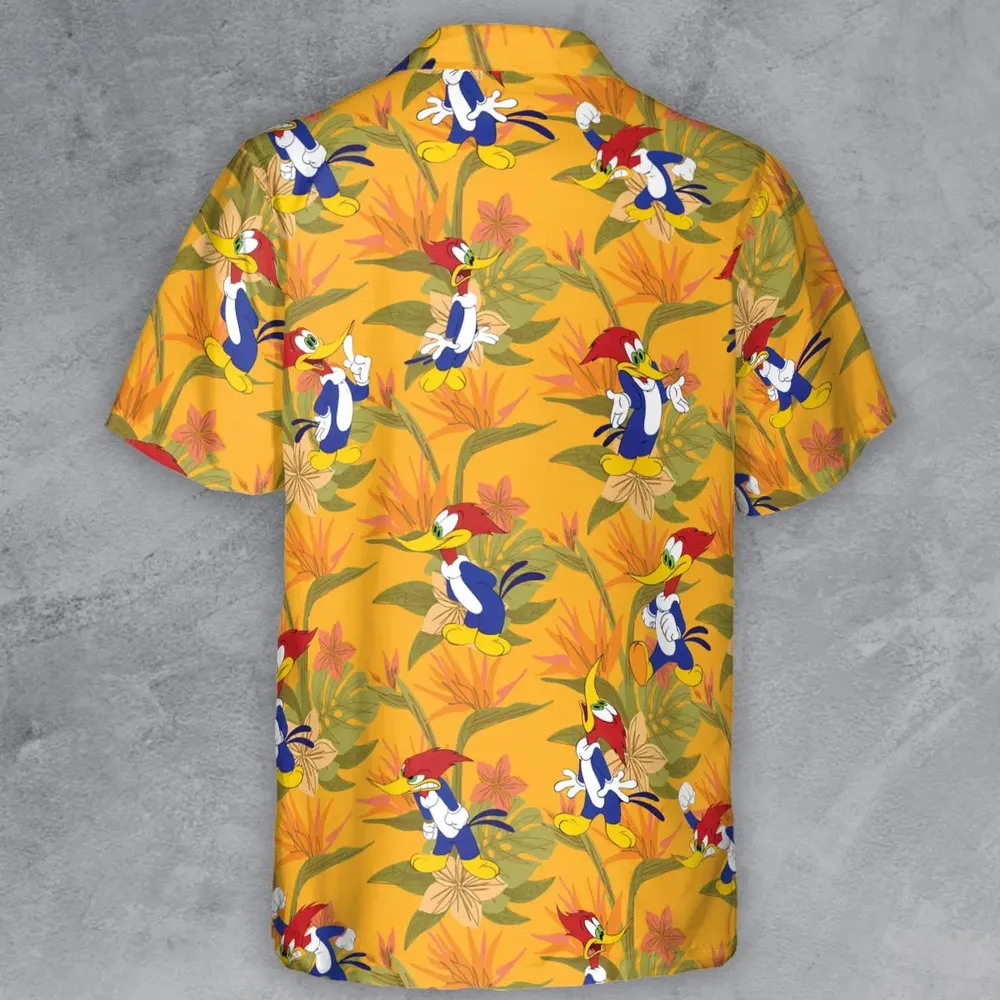 Woody Woodpecker Button Down Shirt - 3
