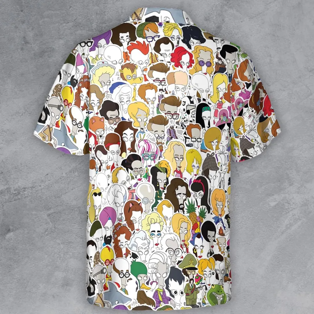 Roger the Alien American Dad Button Down Shirt - 3