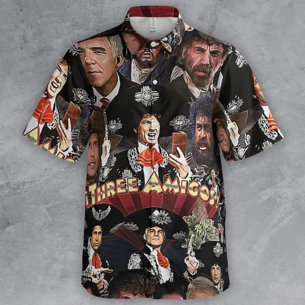 Three Amigos and the Infamous El Guapo Button Down Shirt - 2