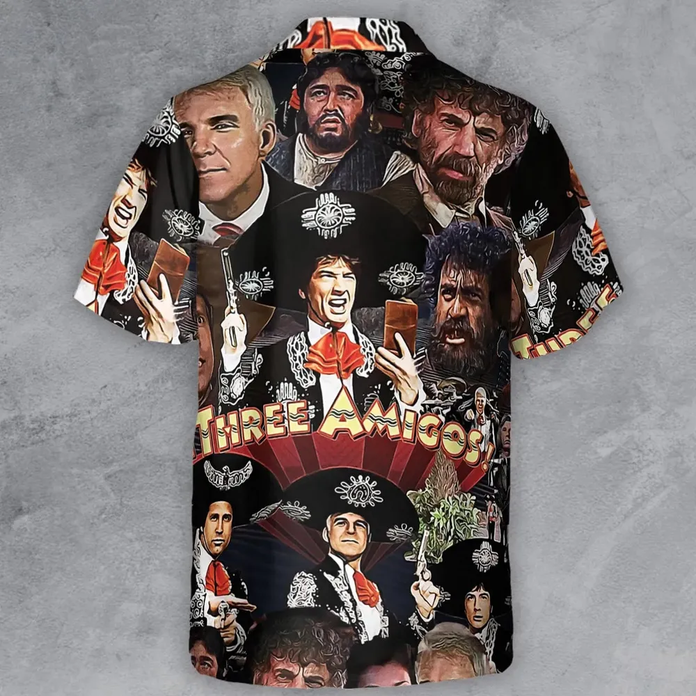 Three Amigos and the Infamous El Guapo Button Down Shirt - 3