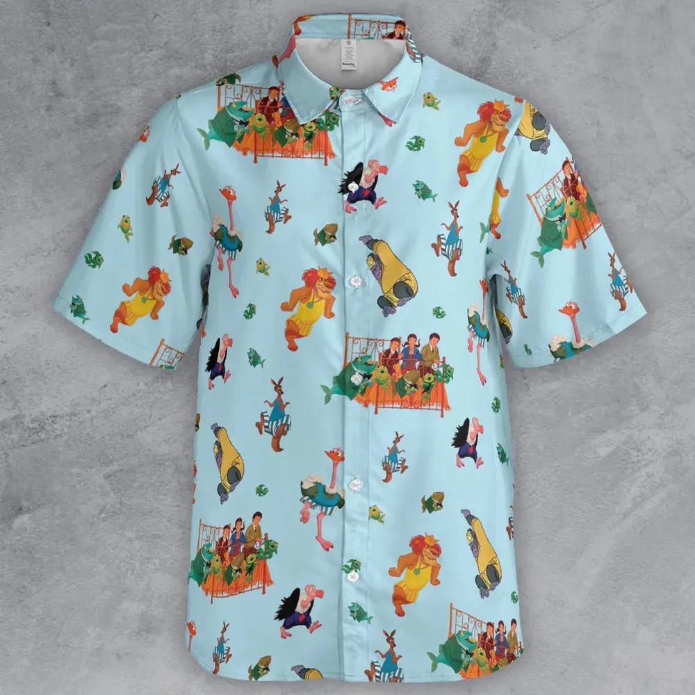 Bedknobs and broomsticks Characters Button Down Shirt - 2