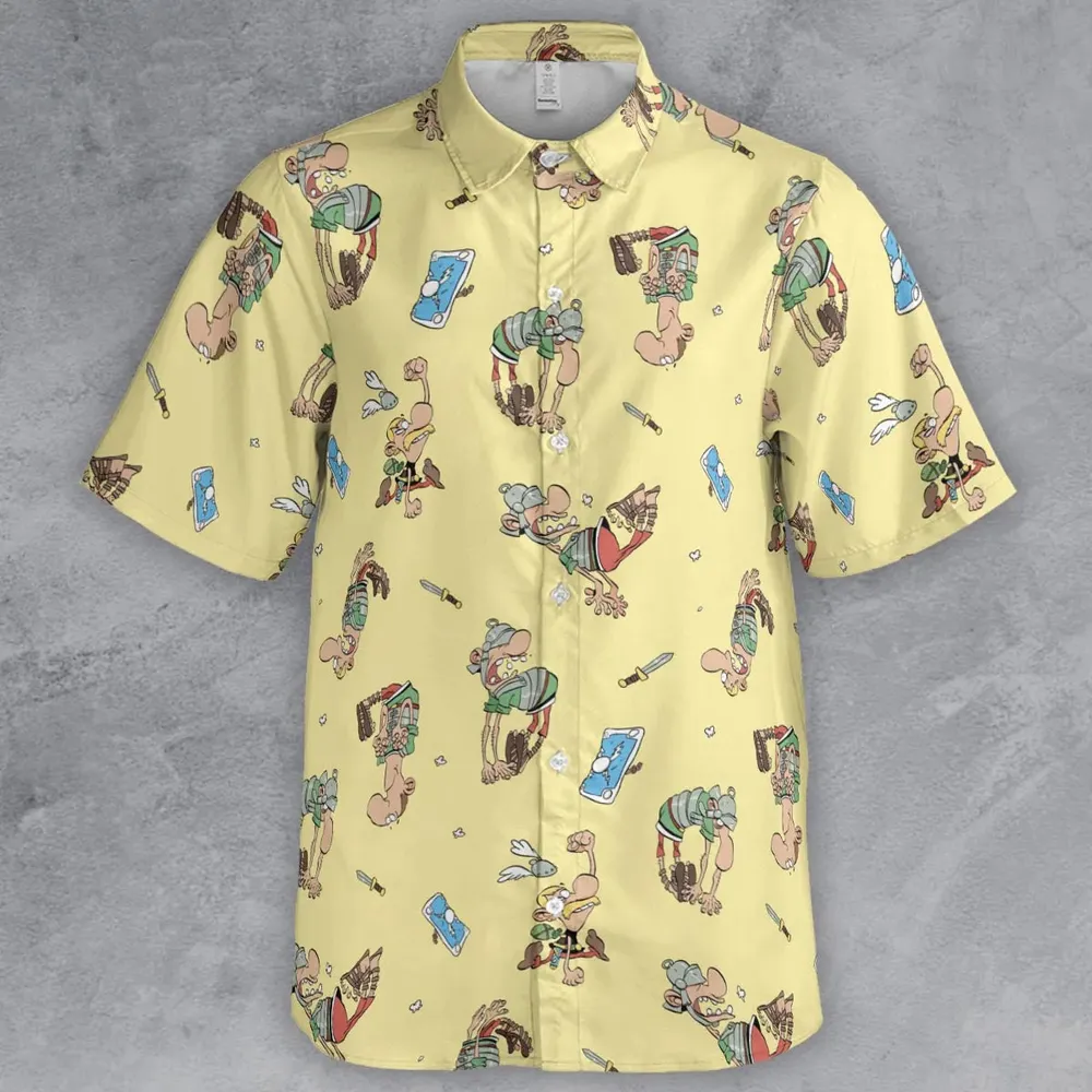Gaulish Goodness Asterix Button Down Shirt - 2