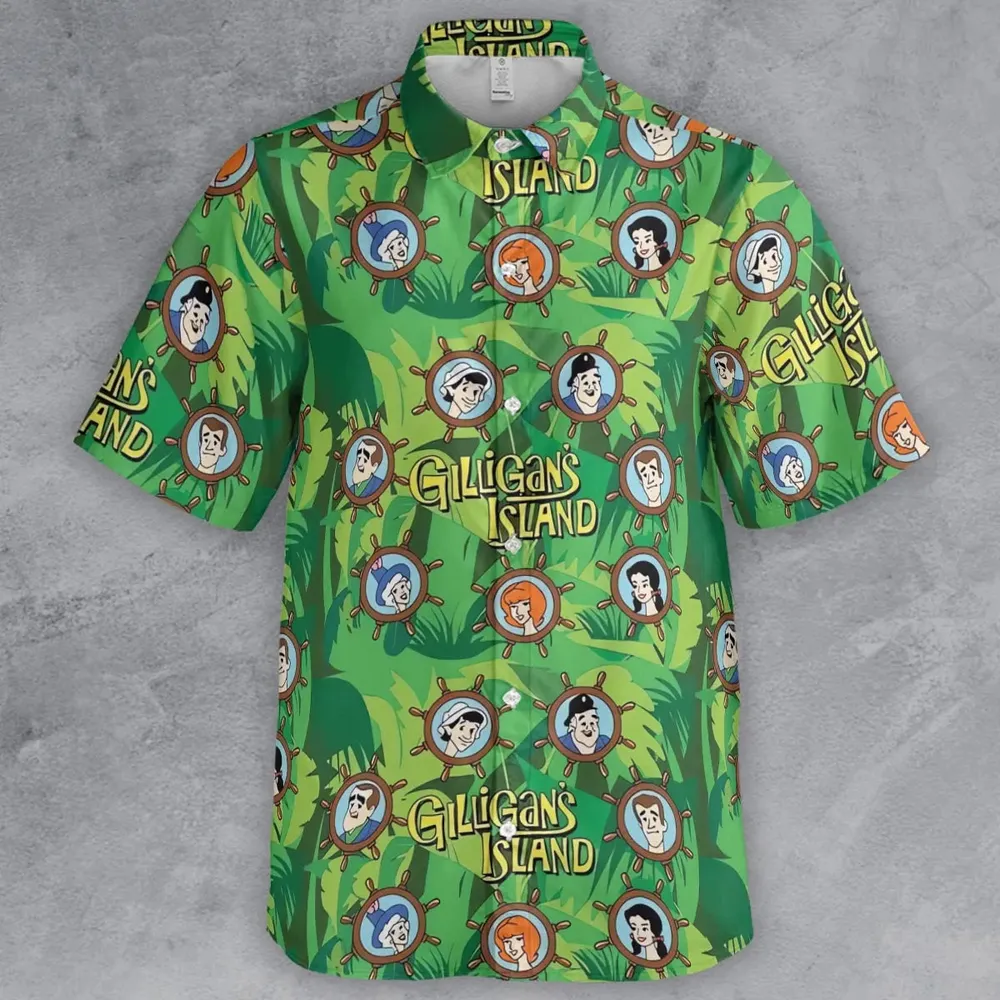 Gilligan's Island Characters Button Down Shirt - 2