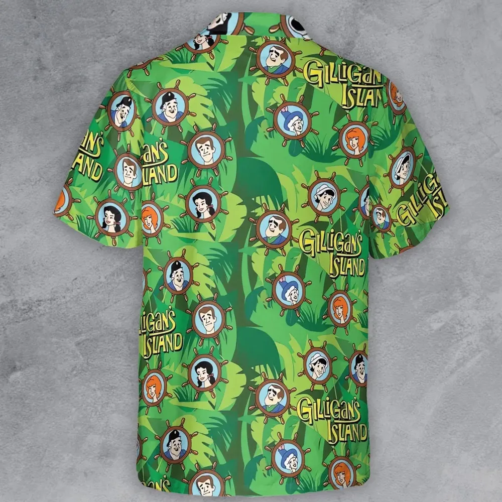 Gilligan's Island Characters Button Down Shirt - 3