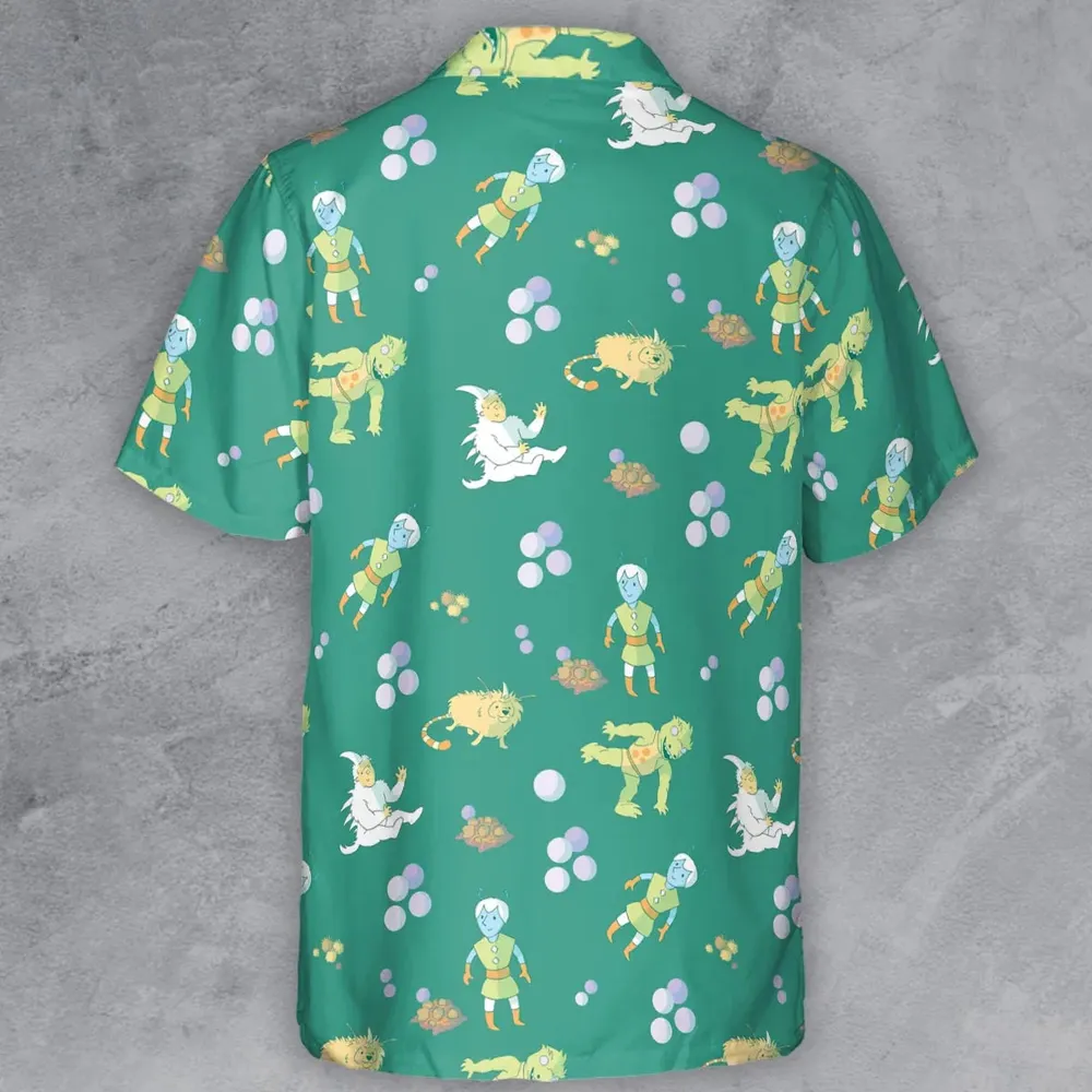 Gorn Alien Star Trek Button Down Shirt - 3