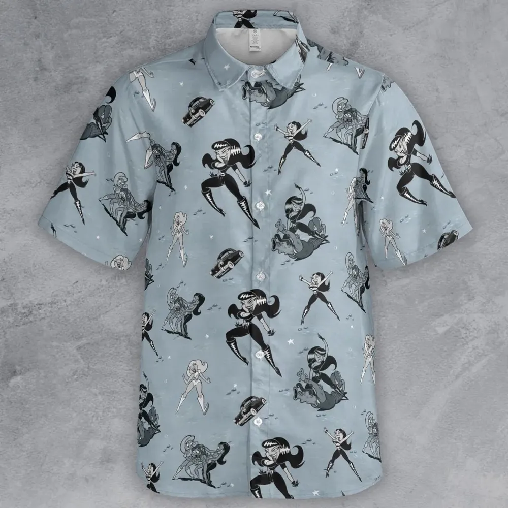 Faster Pussycat Kill Kill Characters Button Down Shirt - 2