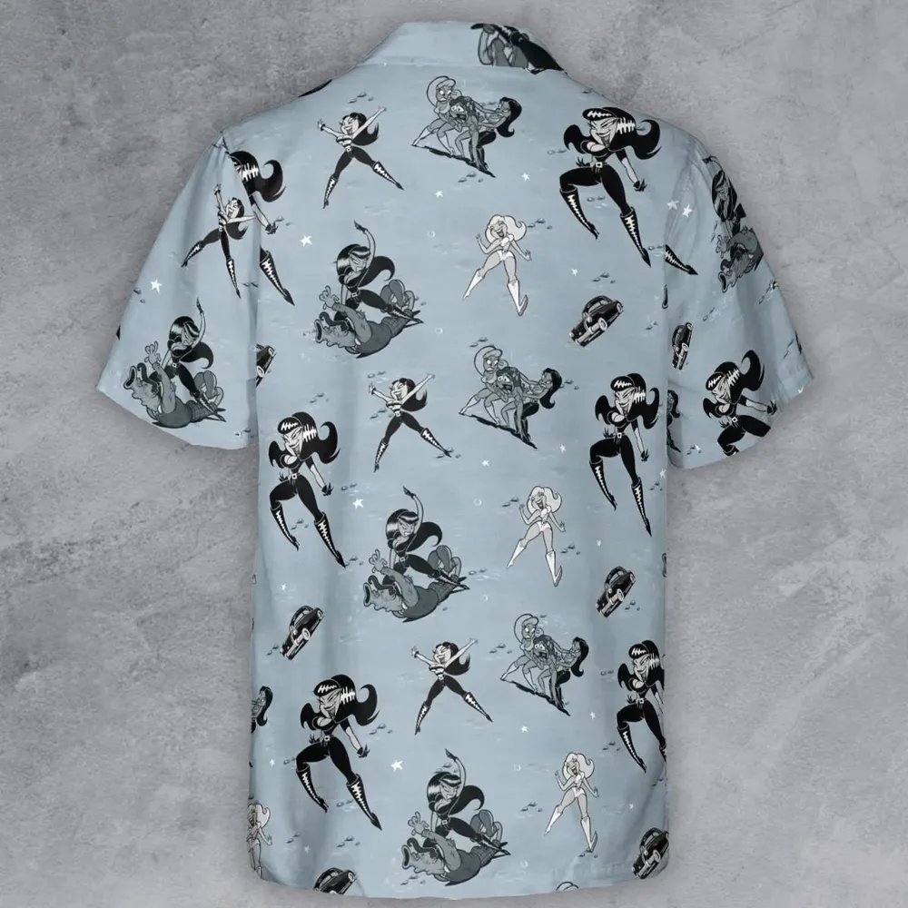 Faster Pussycat Kill Kill Characters Button Down Shirt - 3