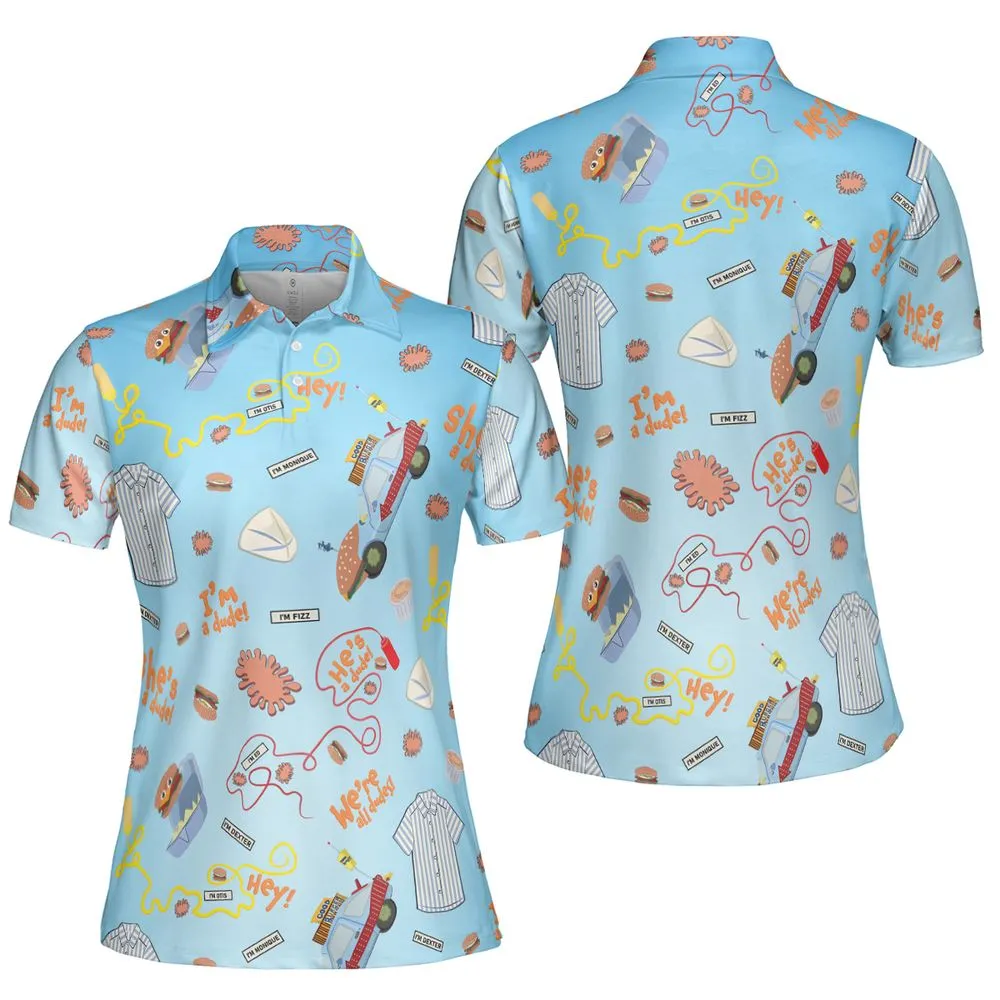 AOP Men/Women Polo Shirt - T1YPTNNC -  - 5