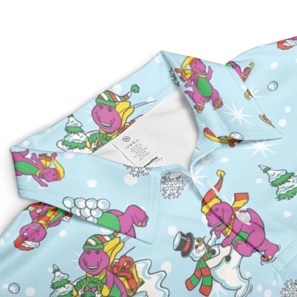 Barney and friend AOP Men/Women Polo Shirt -  - 3