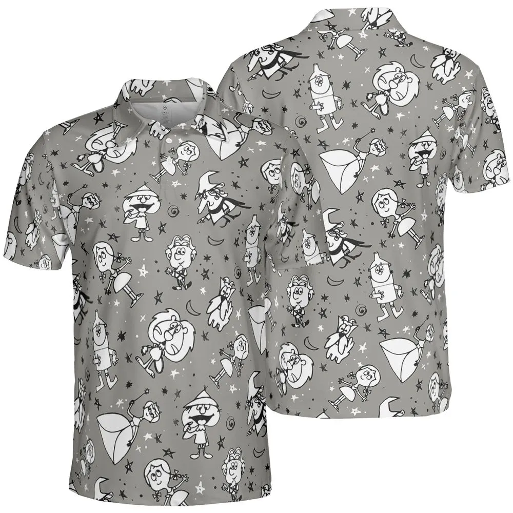 AOP Men/Women Polo Shirt - 1H4PUW8D -  - 2
