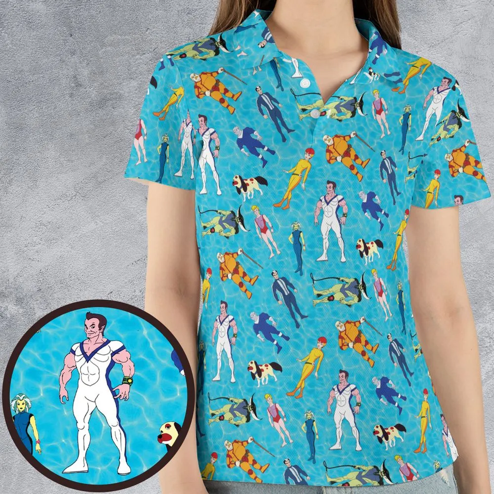 AOP Men/Women Polo Shirt - XF6M1NC3 -  - 4