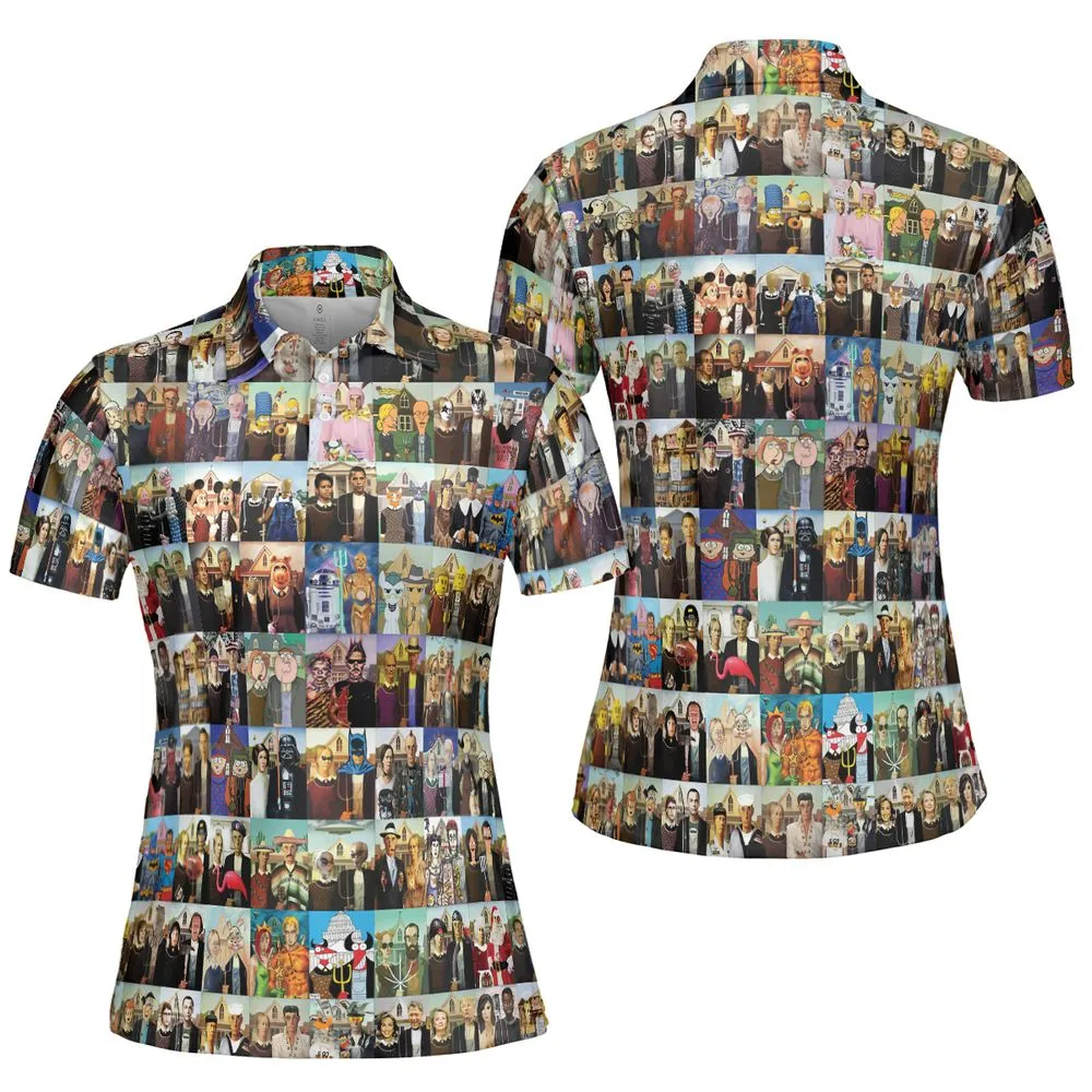 AOP Men/Women Polo Shirt - CS2XF9CS -  - 5