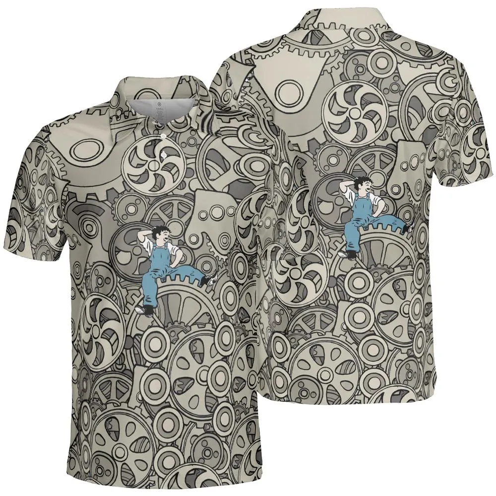 AOP Men/Women Polo Shirt -  - 2