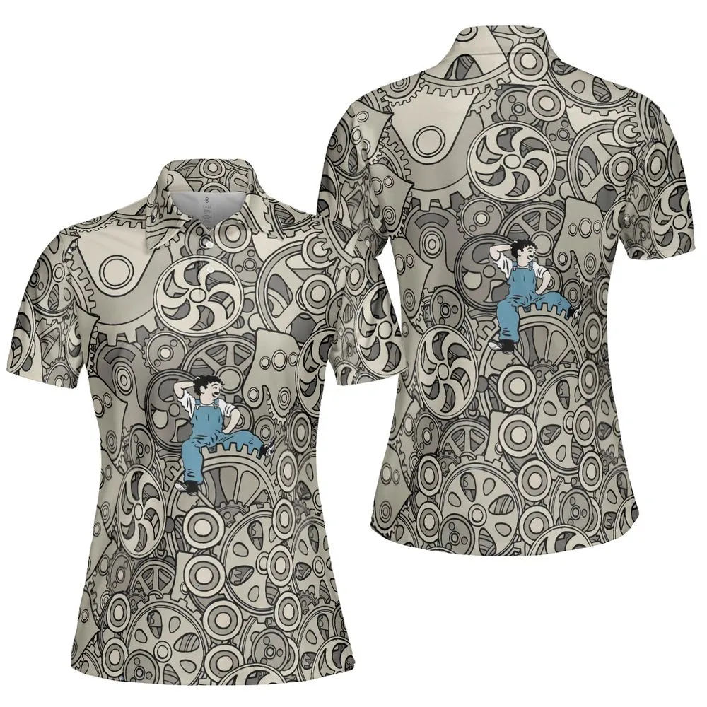 AOP Men/Women Polo Shirt -  - 5