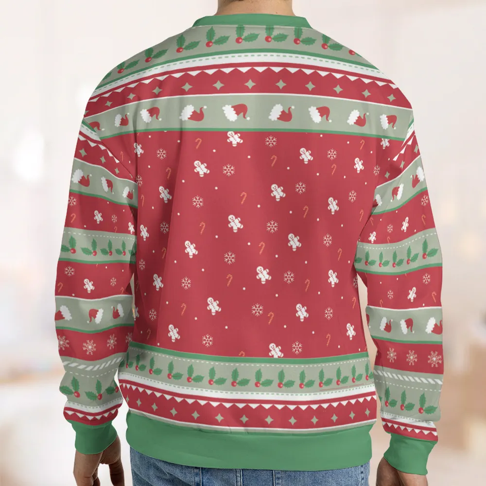 Santa's Dead Murder She Wrote Ugly Christmas Sweatshirt - 2