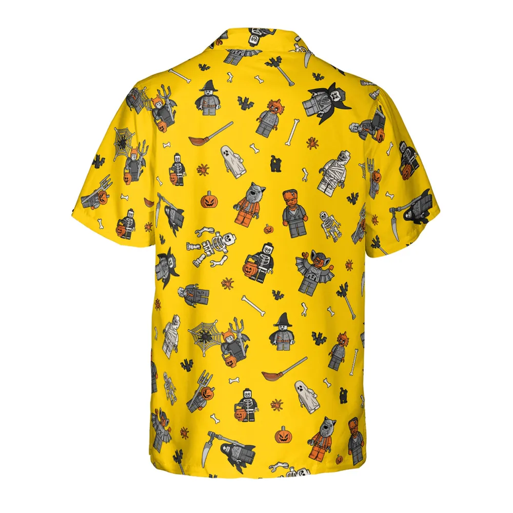 Spooky Season Lego Halloween Hawaiian Shirt - 3