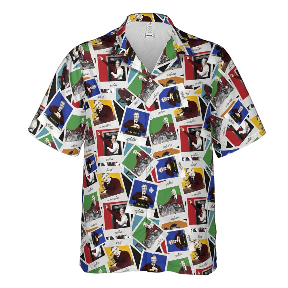 Mister Rogers Polaroid Hawaiian Shirt - 2