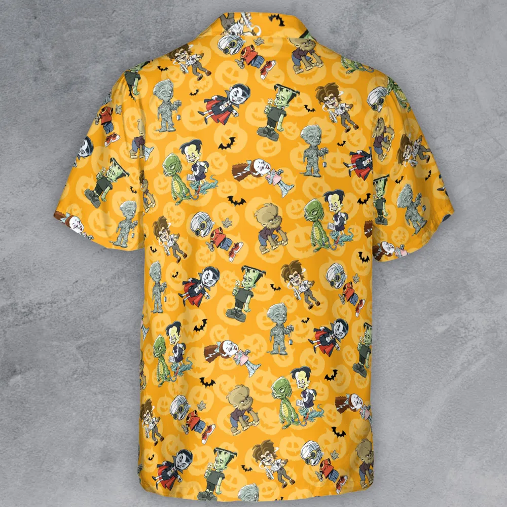 Monster Babies Button Down Shirt - 3