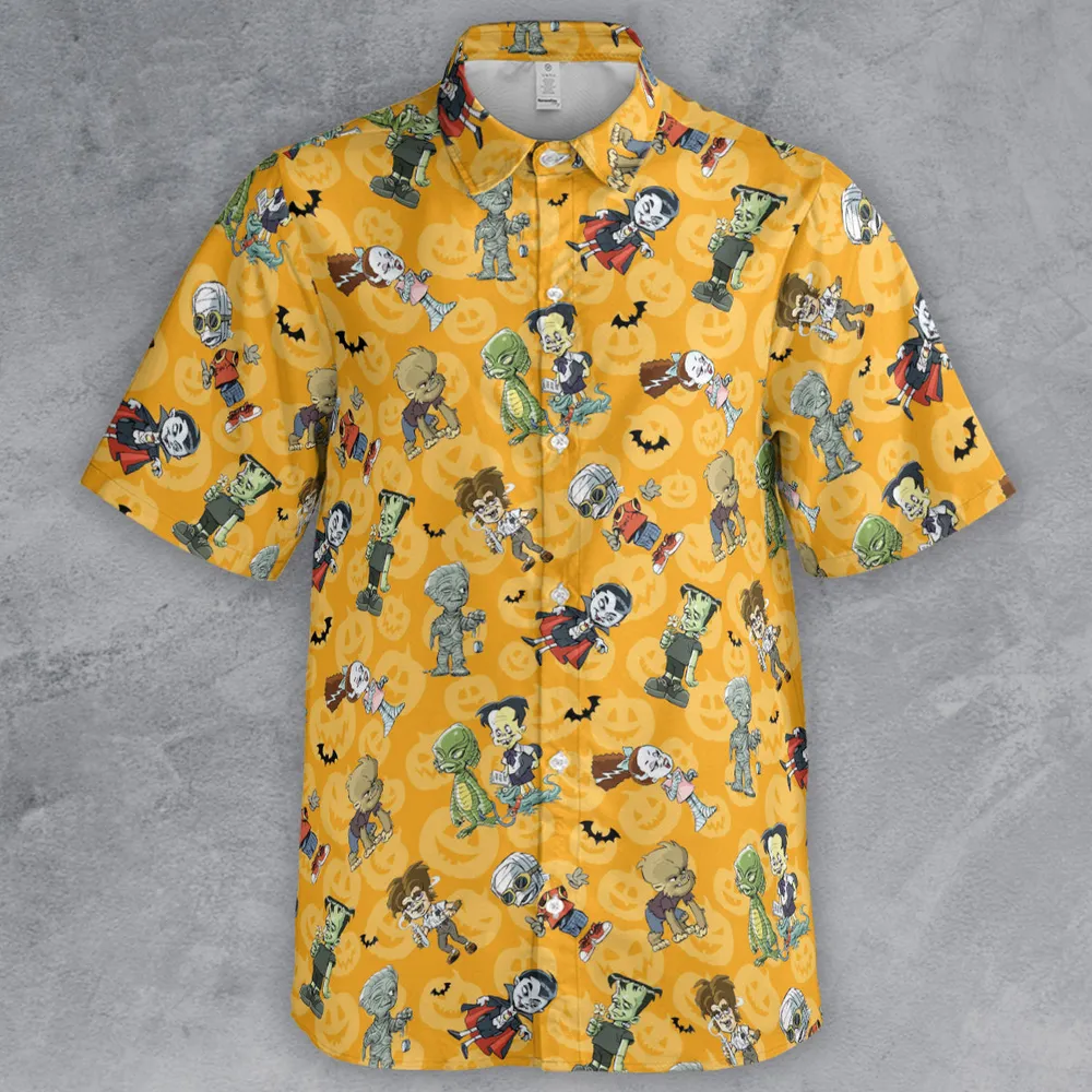 Monster Babies Button Down Shirt - 2