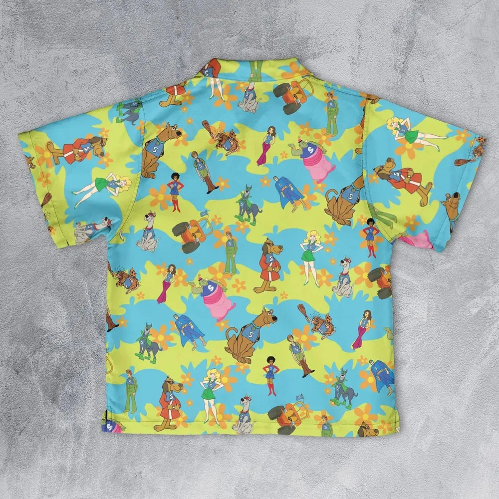 Scooby Gang Scooby Doobies Youth Hawaiian Shirt - 2