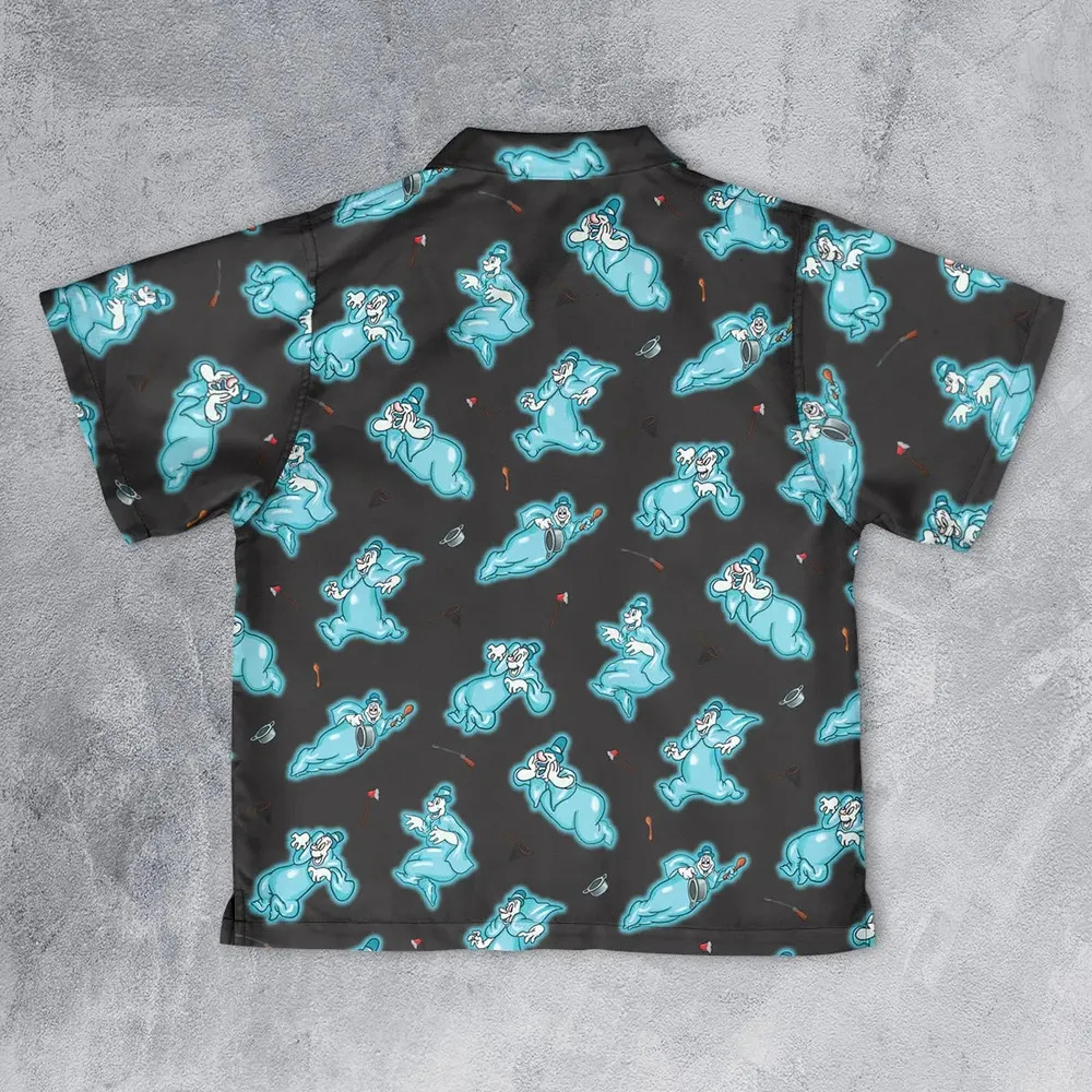 Classic Animated Cartoon Lonesome Ghosts Youth Hawaiian Shirt - 2