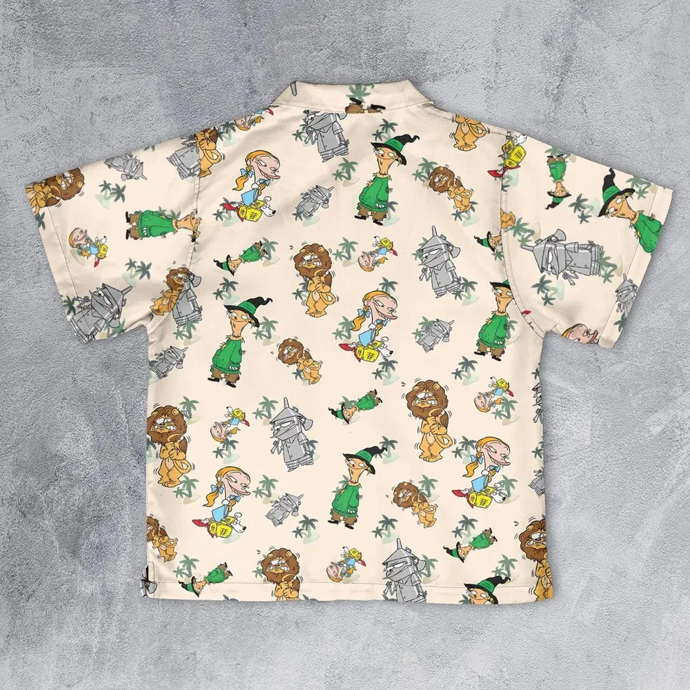 Cartoon Mashup Ed, Edd n Eddy Youth Hawaiian Shirt - 2