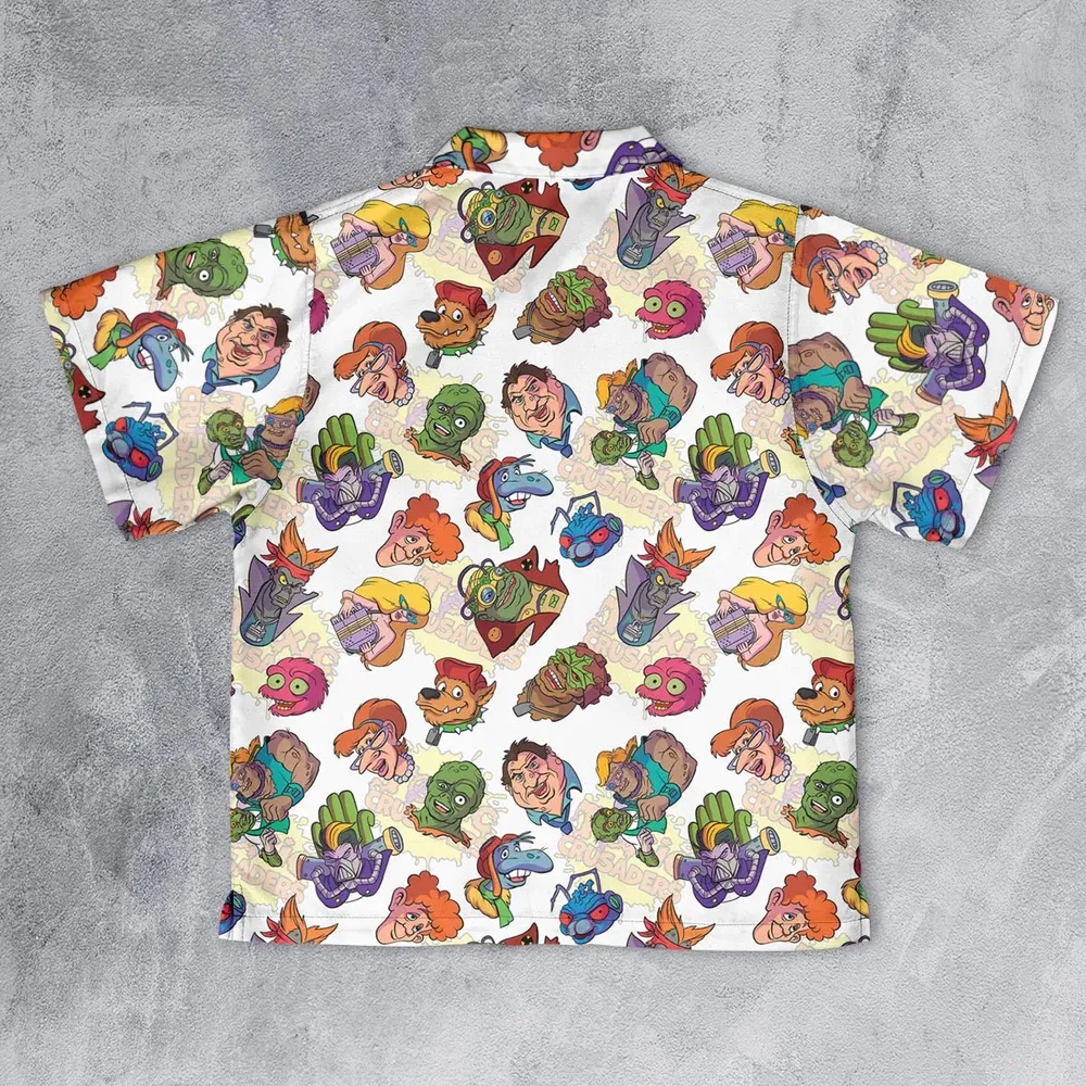 Mutant Merch Toxic Crusaders Youth Hawaiian Shirt - 2